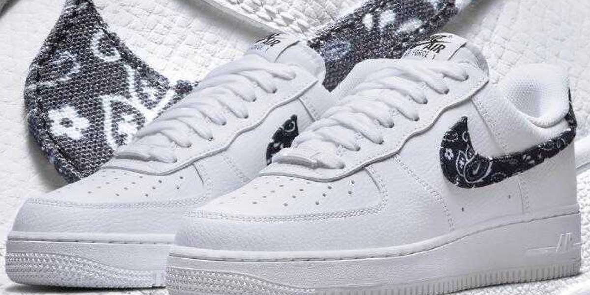 Latest drop Nike Air Force 1 Low Wraps Up by Black Twill Paisley