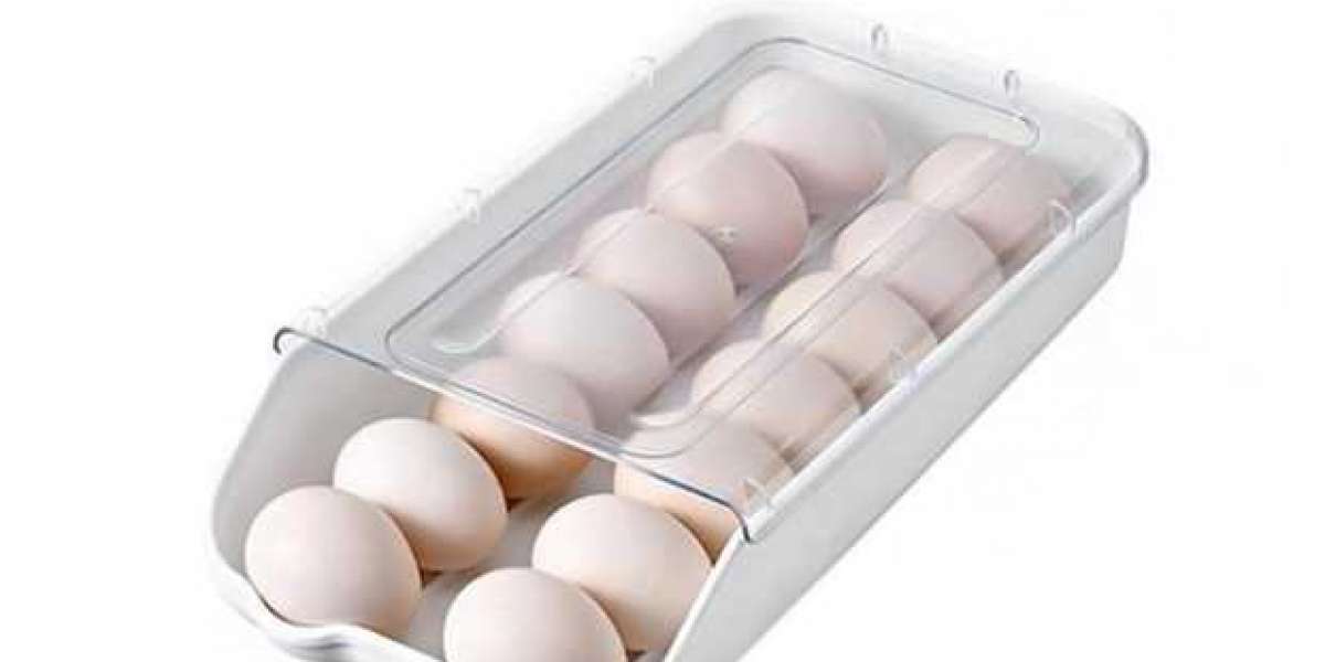 Folomie Egg Storage Organizer With Safety & Sturdy & Durable