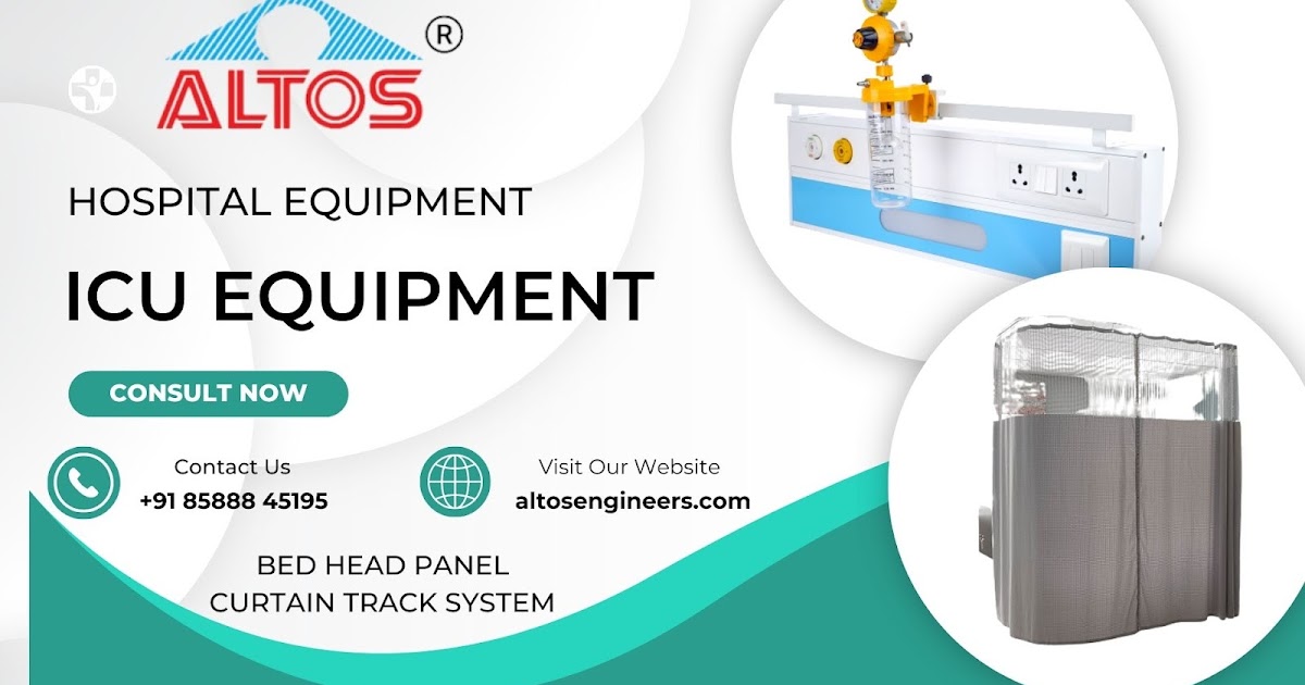 Best ICU Equipment Manufacturers & Suppliers in India | Bed Head Panel | Curtain Track System