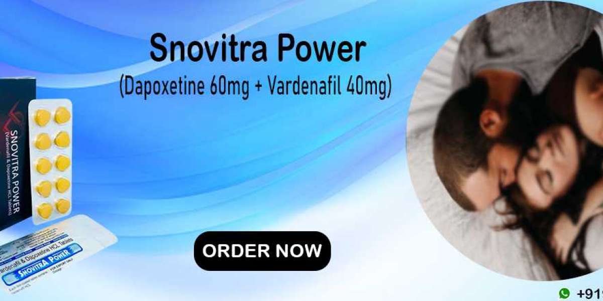 A Significant Remedy for Managing ED & PE in Men Using Snovitra Power