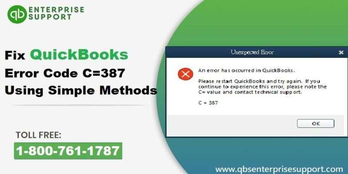 Getting QuickBooks Error C=387 fixed once and for all