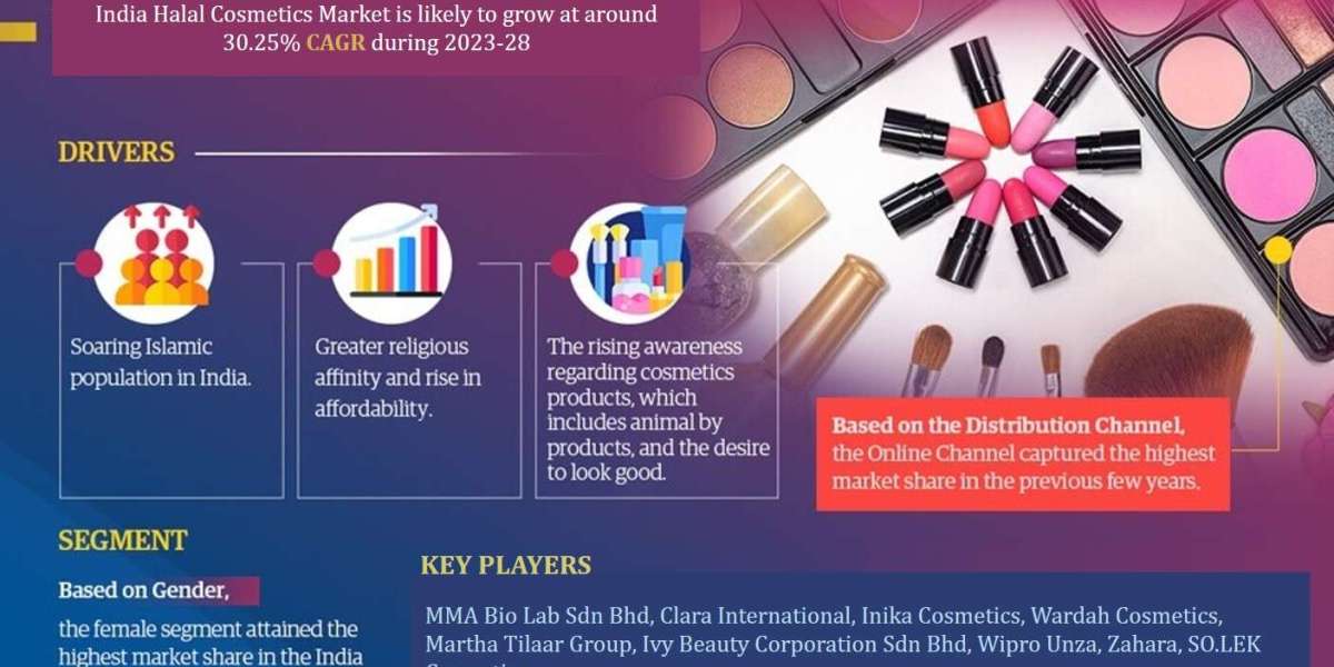 India Halal Cosmetics Market Analysis: Projected 30.25% CAGR by 2028, Exploring Size, Share, and Future Growth