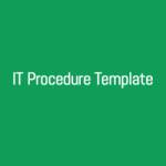 ITprocedure Template