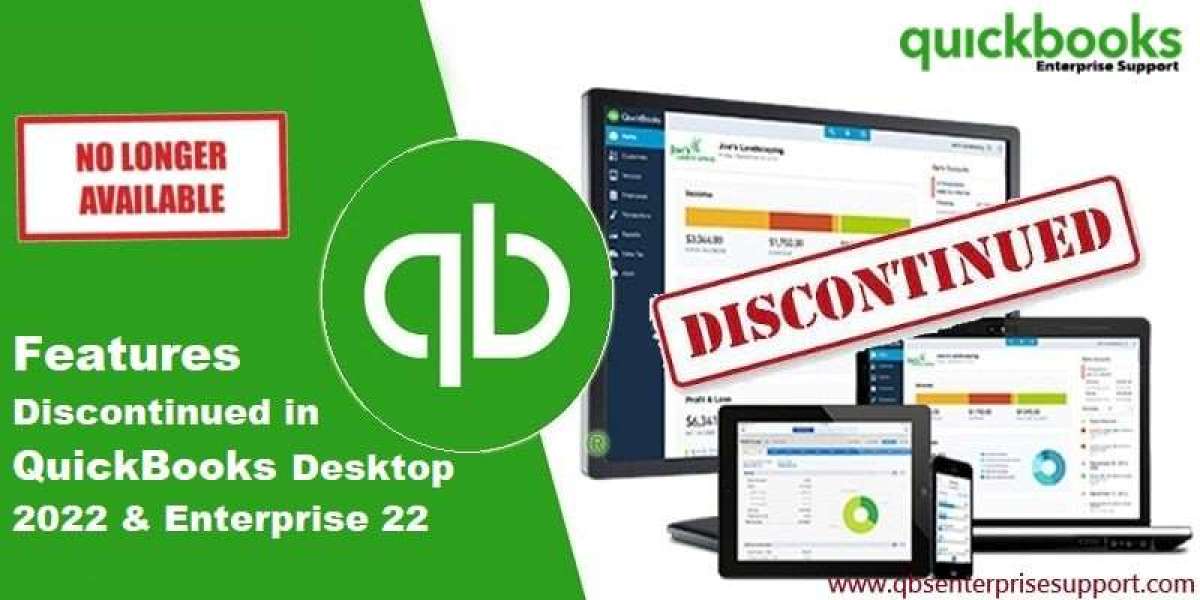 Discontinued in QuickBooks Desktop 2022 and Enterprise 22.0