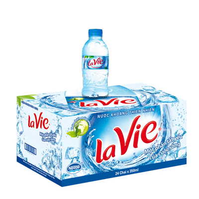 Nước uống Lavie thùng 350ml - Giao nước uống tận nhà