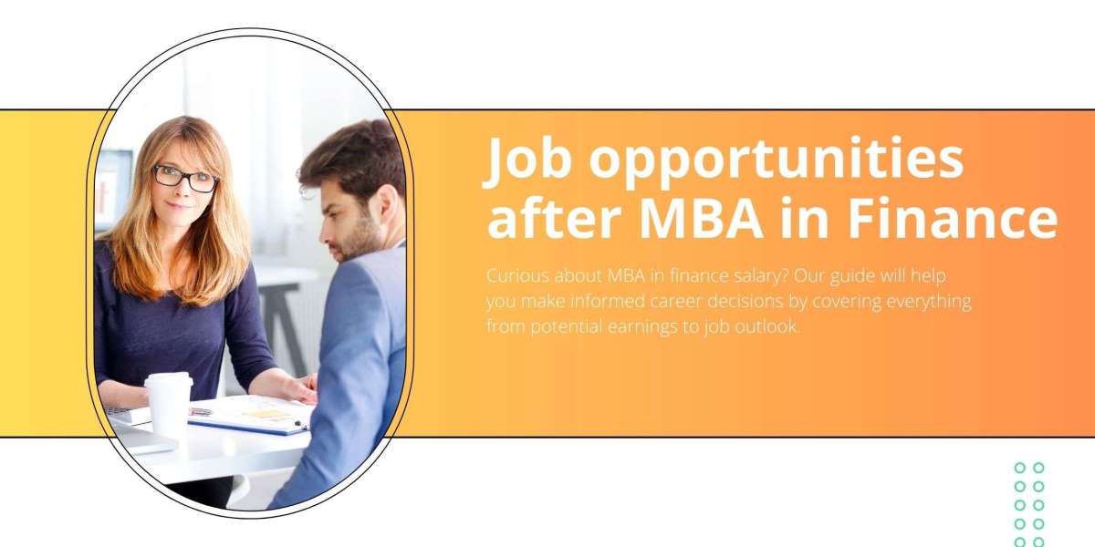 Job opportunities after MBA in Finance