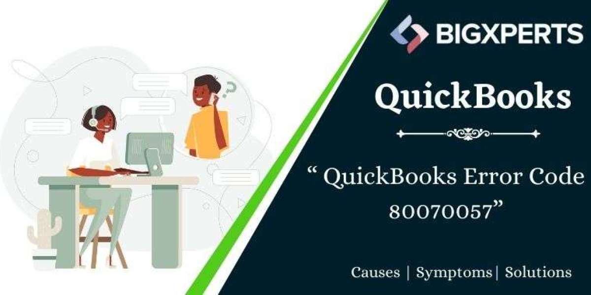 QuickBooks Error Code 80070057 Explained