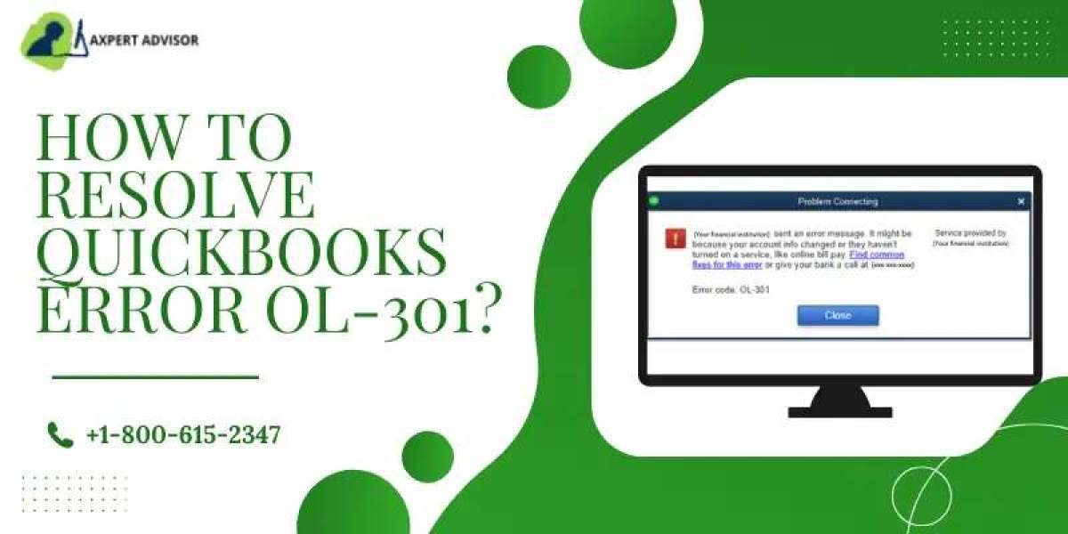 How to Resolve QuickBooks Error Code OL-301?