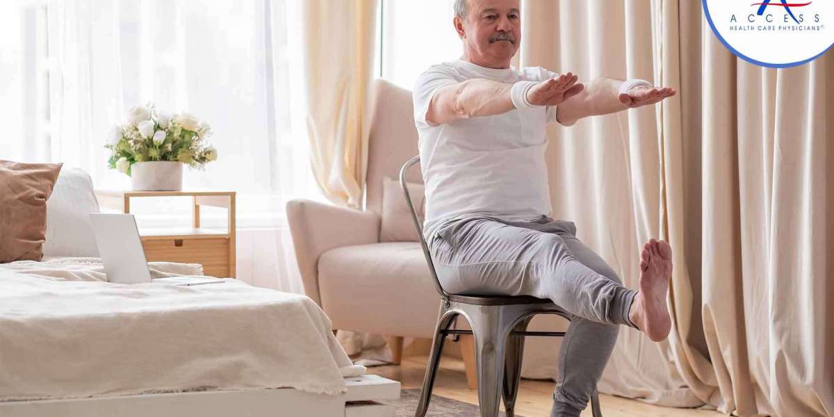 Elevate Your Wellness: Chair Yoga for seniors by Access Health Care Physicians Spring Hill, FL