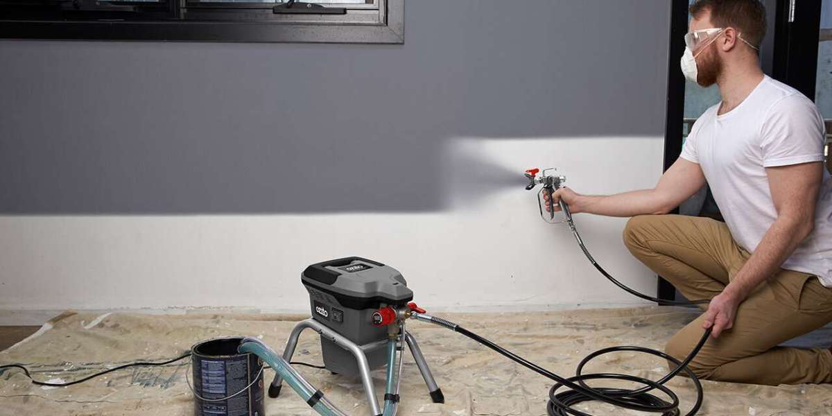 How do you maintain an airless paint sprayer?