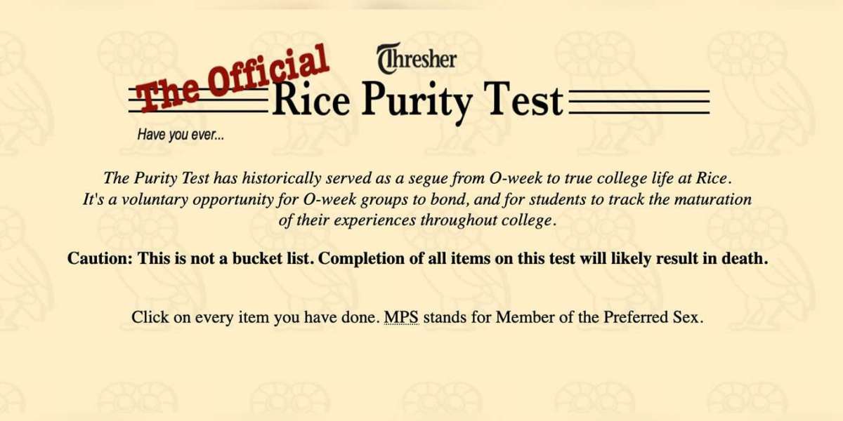 The Rice Purity Test for 13-Year-Olds