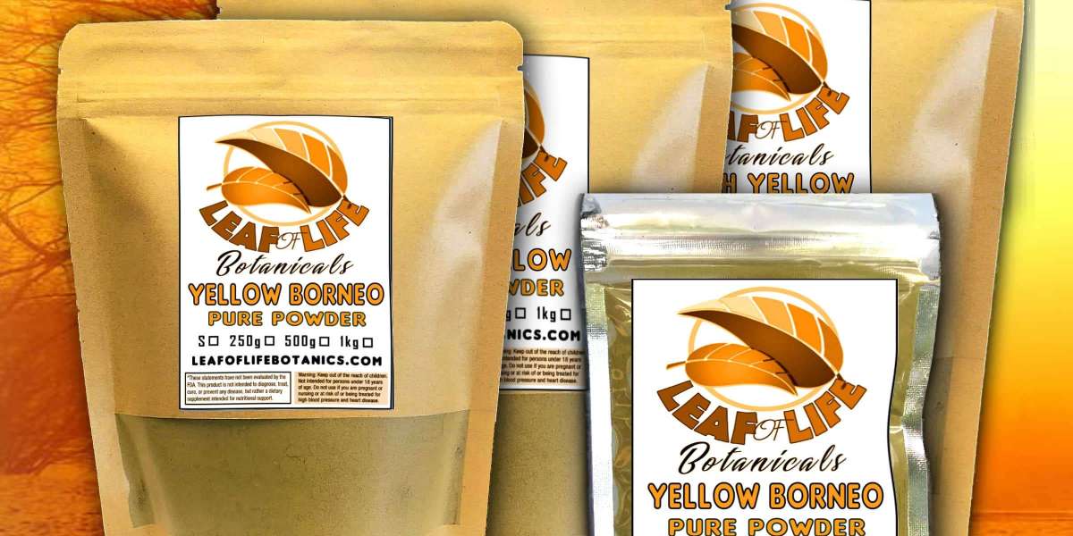 Experience the unique qualities of pimp-grade yellow Borneo kratom