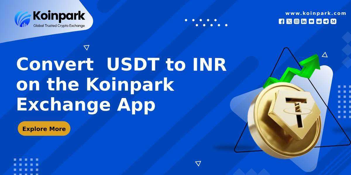 Convert USDT to INR on the Koinpark Cryptocurrency Exchange App