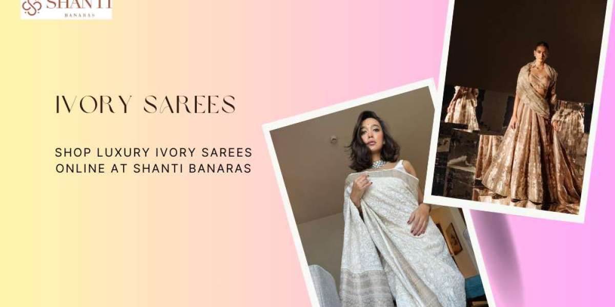 Ivory Allure: Embracing Sophistication in Saree Fashion