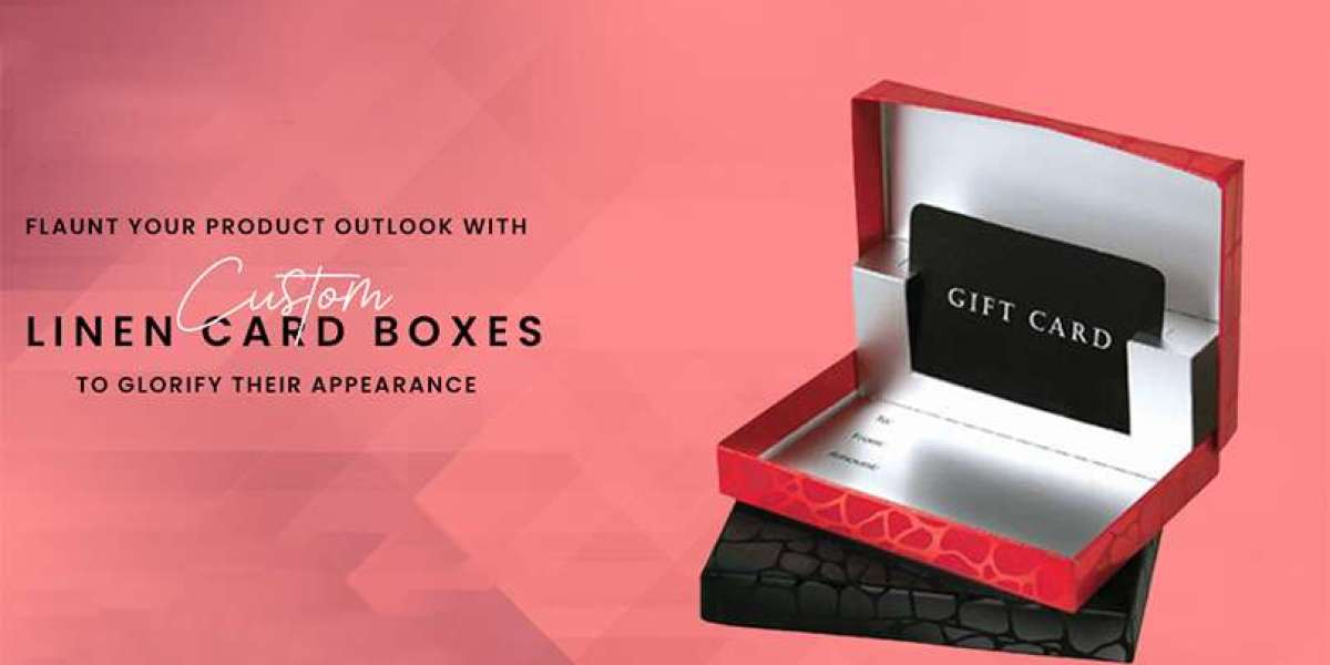 Flaunt Your Product Outlook With Custom Linen Card Boxes