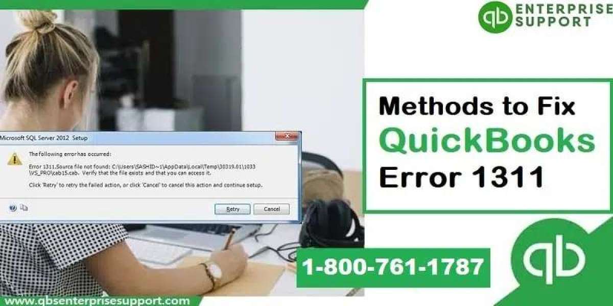 Troubleshoot QuickBooks Error 1311: Can't Find Source File