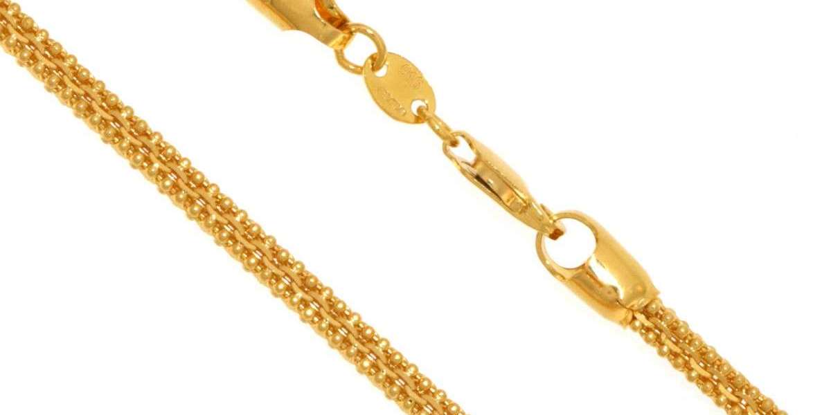 "Lustrous Links: Exploring the Timeless Allure of Chains in Gold"