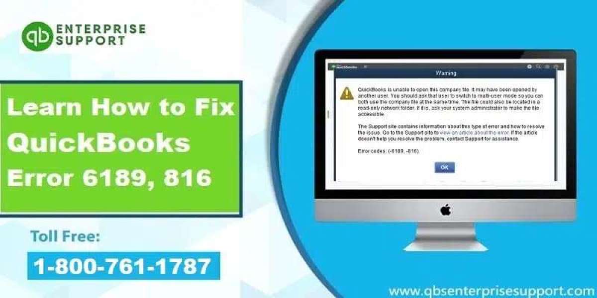 How to Fix QuickBooks Error Code 6189, 816