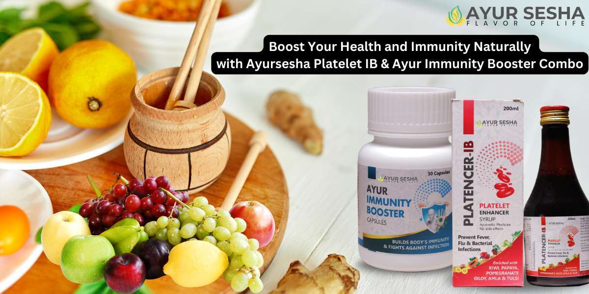 Boost Your Health and Immunity Naturally with Ayursesha™ Platelet IB & Ayur Immunity Booster Combo