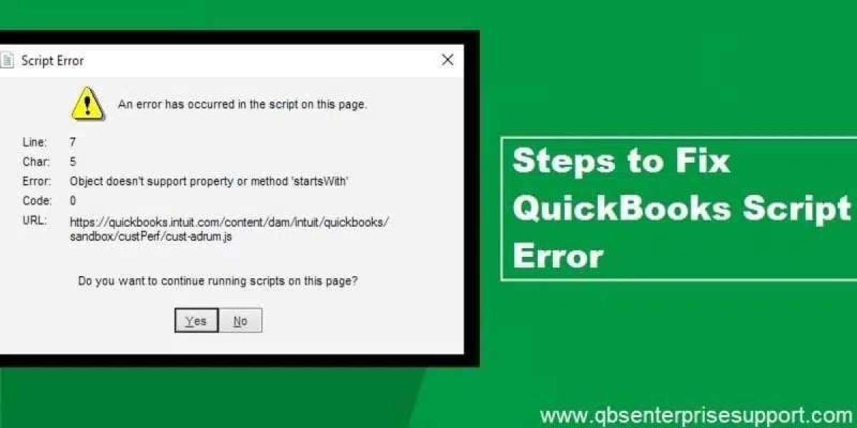 How to fix Script Error After Opening QuickBooks Desktop
