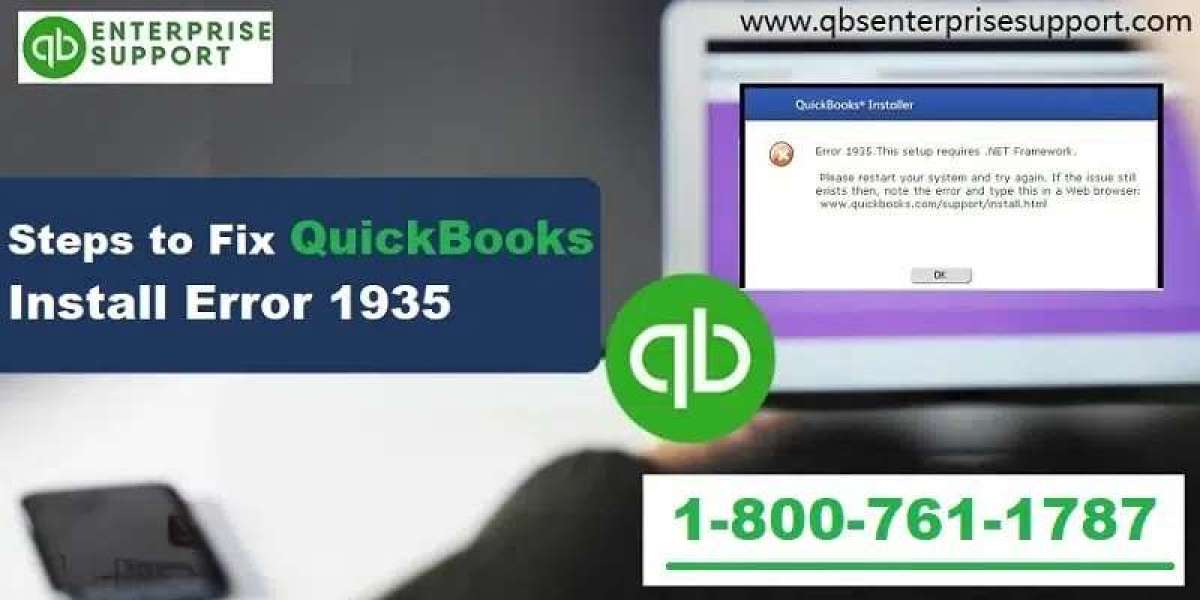 Troubleshooting steps to resolve error 1935 in QuickBooks desktop