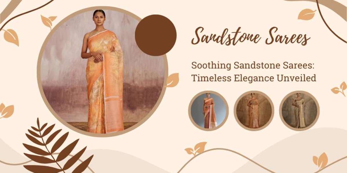 Earthy Elegance: Sandstone Sarees