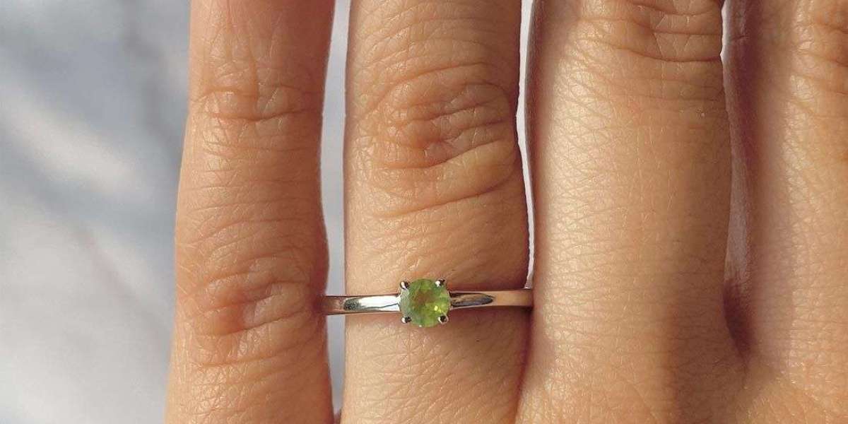 My Full Collection of Gemstone peridot ring