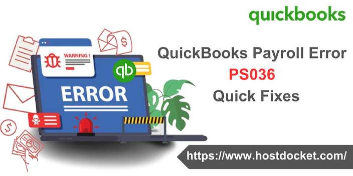 How to fix QuickBooks error PS036?