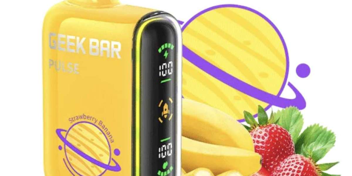 Indulge in the Juicy Fusion: The Strawberry Banana Geek Bar Pulse 15000 Puffs Disposable Vape