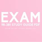 exam 98-381 study guide pdf