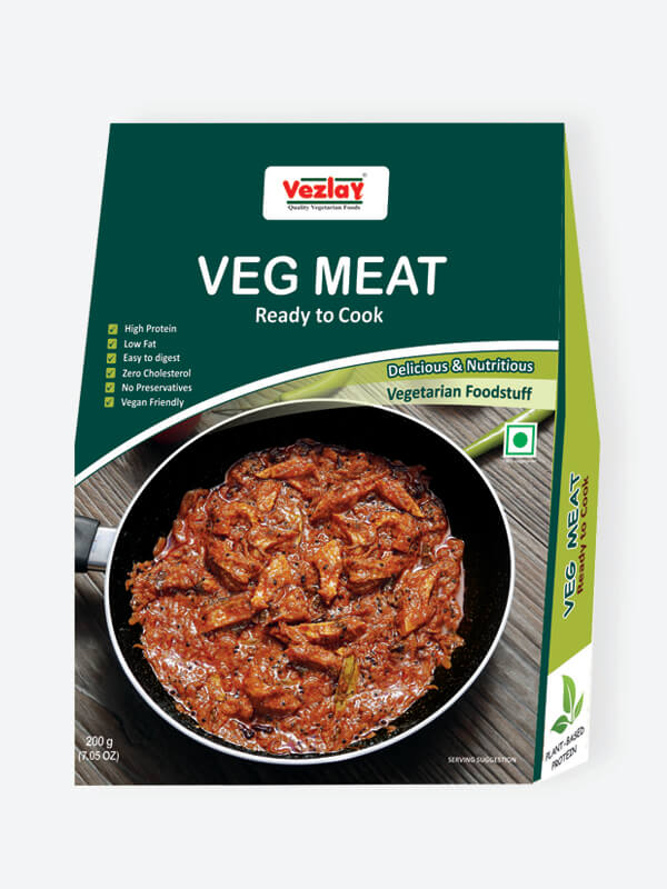 Buy Vezlay Veg Meat 200 gm pack Online | Best meat substitutes