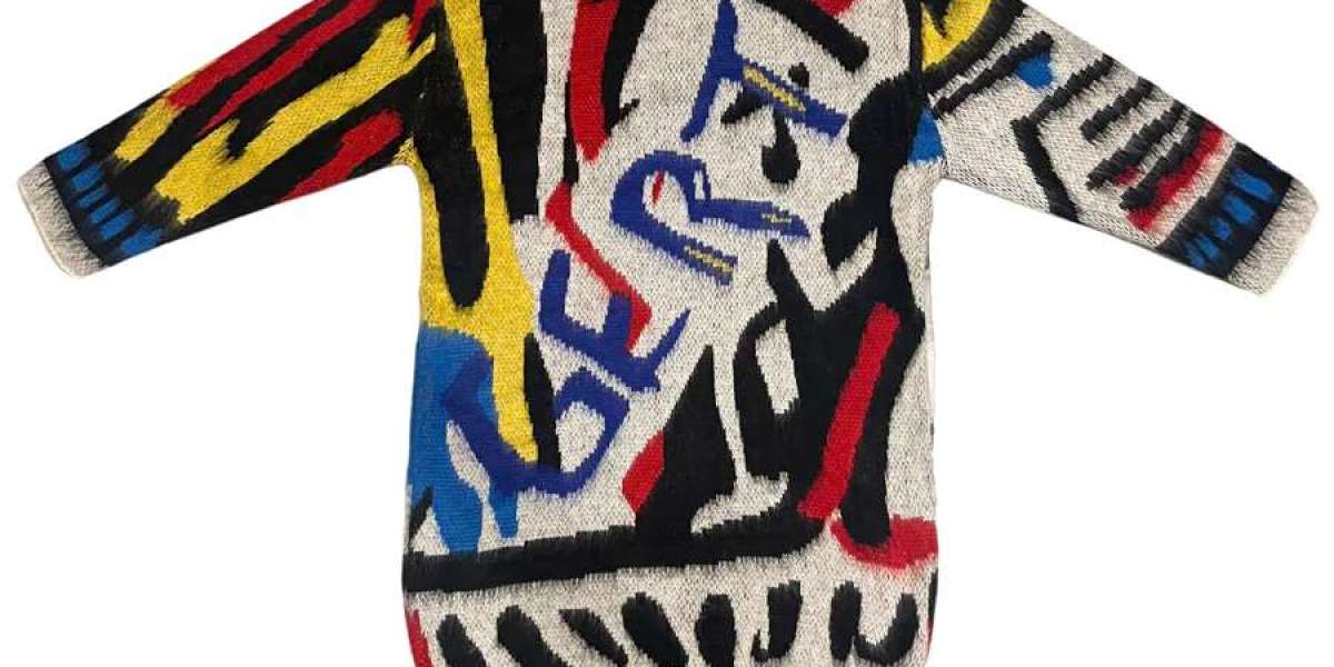 Embrace Style and Comfort with Our Graffiti Oversized Sweater Dress
