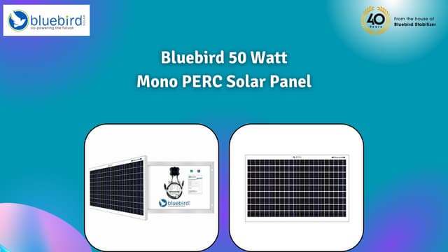 50 Watt Solar Panel Price in India, 2024 | PPT