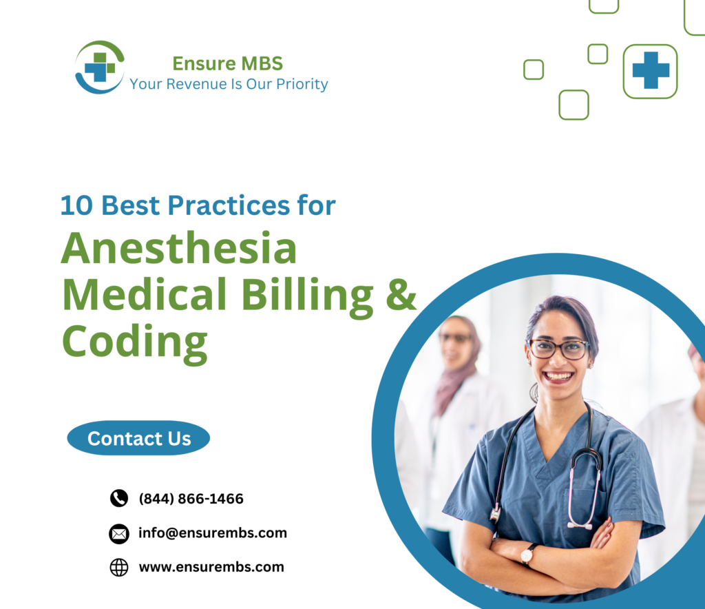 10 Best Practices For Anesthesia Medical Billing - Ensure MBS