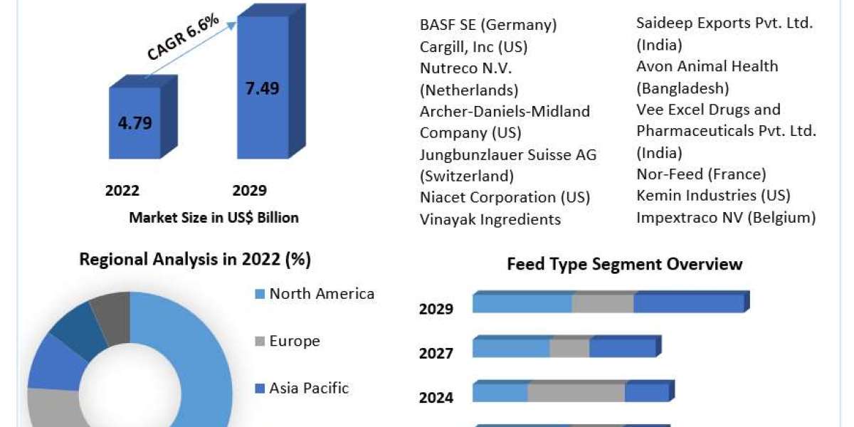 Feed Preservatives Market Size To Grow At A CAGR Of 6.6% In The Forecast Period Of 2023-2029