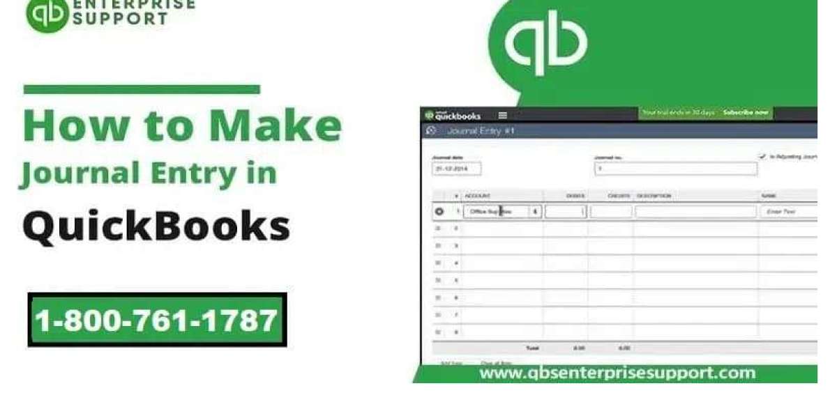 Step by step process to create a journal entry in QuickBooks desktop