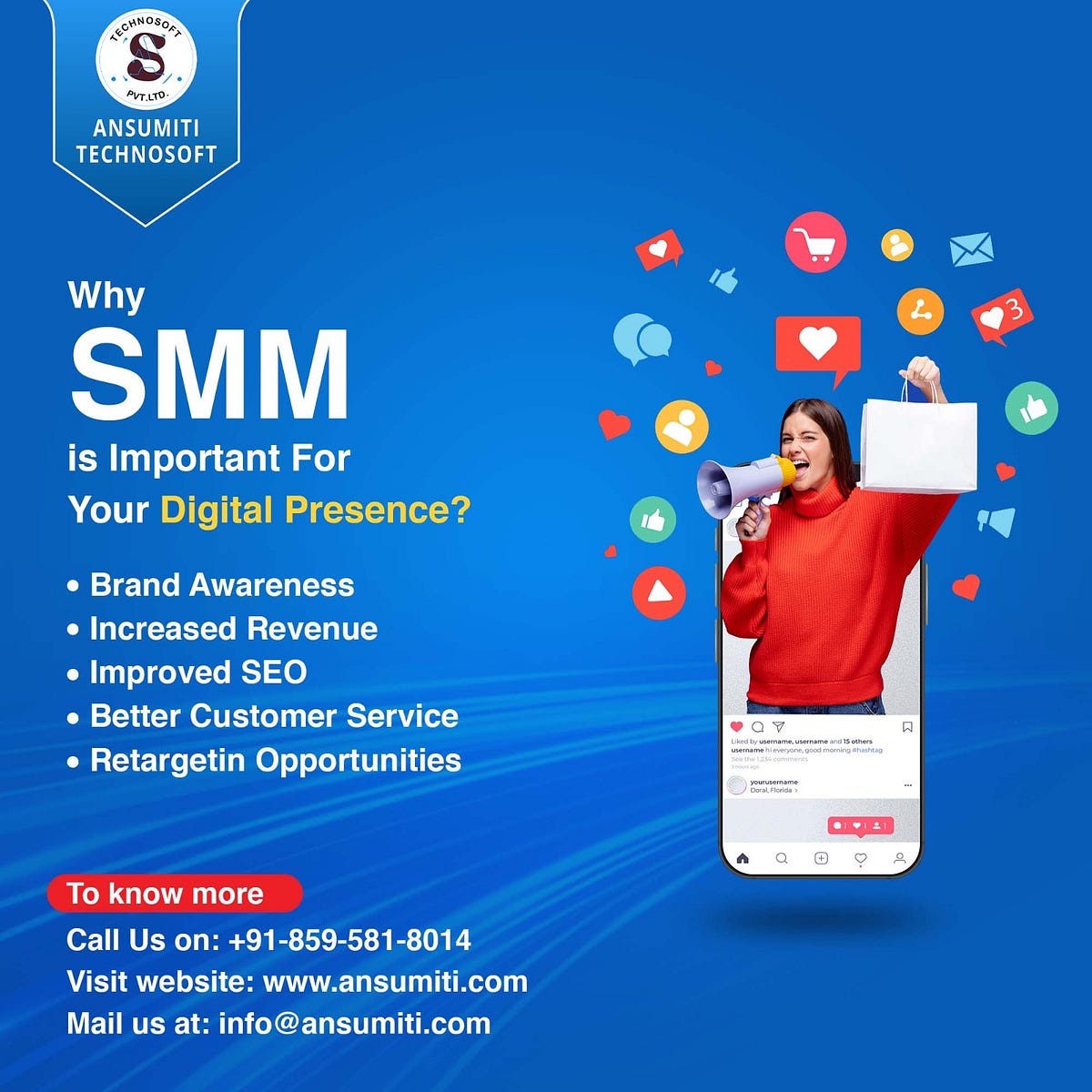 SMM Company India: Ansumiti Technosoft | 8595818014 | by Ansumiti Seo Company India | Apr, 2024 | Medium