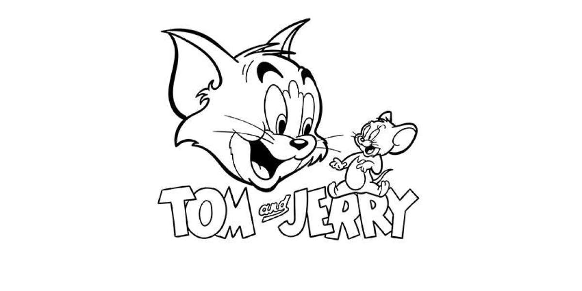 Tom and Jerry Coloring Pages Tutorial