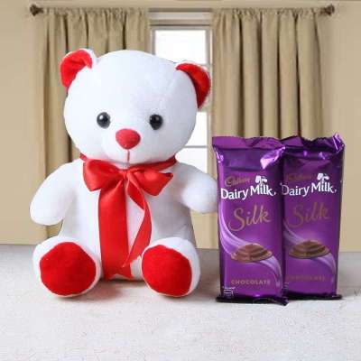 Teddy Bear And Chocolate Bars Profile Picture